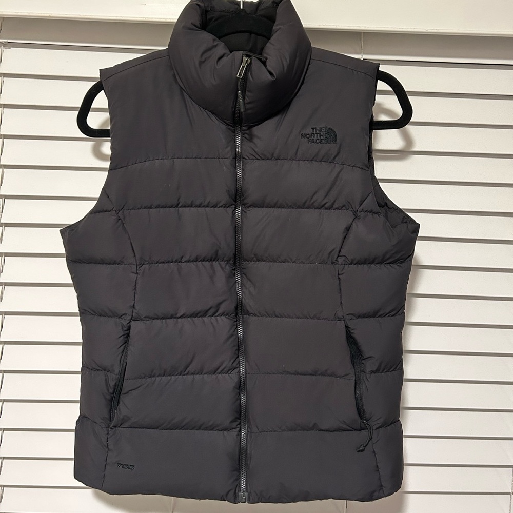 The North Face Black Nuptse 700 Vest